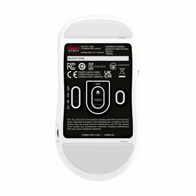3. CHERRY Xtrfy M68 Pro Maus – Optische Maus – 5 Tasten – Kabellos – 2,4 GHz – Kabelloser Empfänger (USB) – Weiß