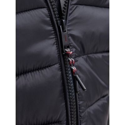 5. Jack&Jones Herren Daunenjacke JJEBRADLEY LIGHT BODYWARMER COLLAR NOO 12280970 BLACK
