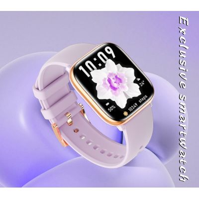 13. Rubicon RNCF31 SCHWARZE Damen-Smartwatch