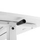 2. Ergo Office Schreibtisch mit manueller Höhenverstellung, max. 40 kg, max. Höhe 117 cm, mit Tischplatte für Sitz- und Steharbeit, ER-401 W
