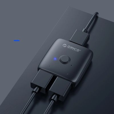 7. Orico AS2-A1 HDMI-Adapter, bidirektionaler Splitter – Schwarz