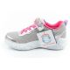 3. Skechers S Lights LED Kinderschuhe mit Klettverschluss für Mädchen, Grau