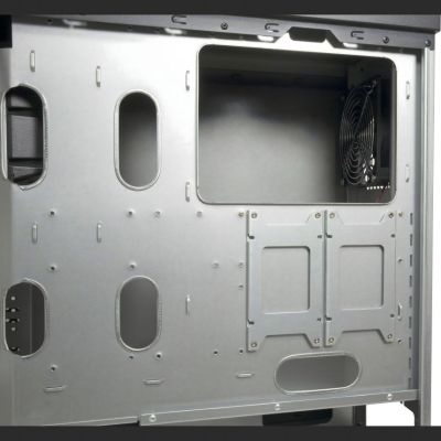 9. Inter-Tech 88887382 Computergehäuse mit Sicherheitsvorrichtungen und Halterungen, Micro-Tower, Schwarz