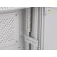 4. Lanberg Rack-Schrank, Wandmontage, 19" 4U+3U, 540x200, flaches Profil, grau (montiert)