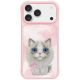 Nimmy Big Eyed Pet 2.0 Katzen-Schutzhülle für iPhone 17, Rosa