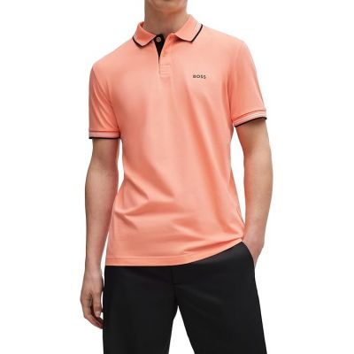 3. BOSS Paul Open Red Slim Fit Herren Poloshirt (50506193-649)