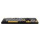 4. Dichtung F108 Grau+Orange+Dunkelgrau Volcano-Schalter RGB AULA Tastatur