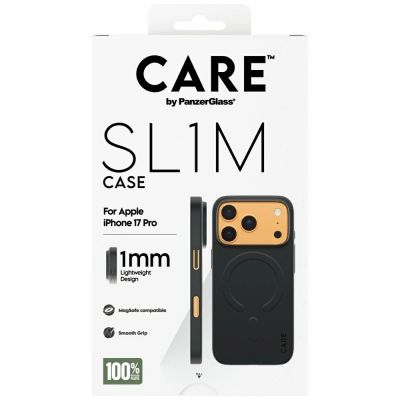 5. CARE by PanzerGlass SL1M MagSafe Hülle für iPhone 17 Pro – Schwarz