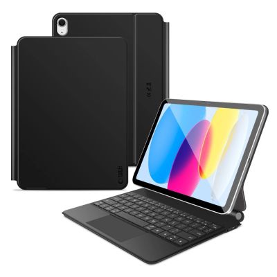 Tech-Protect Smartcase Magnetic mit Tastatur für iPad 10,9" 2022 / iPad 11" 2025 - Schwarz