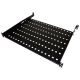 ALANTEC Festregal 19" 1HE Tiefe 650 mm Schwarz