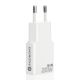 4. EVERACTIVE Wandladegerät mit 1 x USB- und 1 x USB-C-Anschluss, Schnellladefunktion 3.0, 20 W, superflach, weiß, SC-340Q