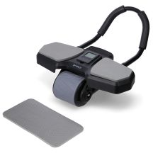 KA10 SCHWARZES ABS-RAD AUTOMATIKRAD ZUM TRAINING DER BAUCHMUSKEL MIT UNTERSTÜTZUNG