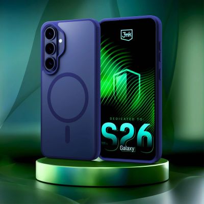 14. 3mk Smoke MagCase für Samsung Galaxy S26+ - Marineblau