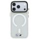 3. BMW M IML MagSafe Hülle mit mattiertem Metalllogo und Zierleisten für iPhone 18 Pro / 17 Pro – Transparent