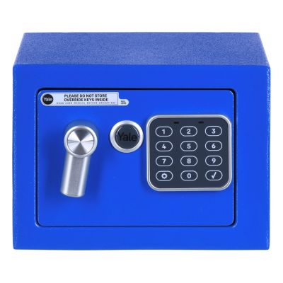 Yale Mini-Elektroniksafe Blau YSV Mini blau Basissafe