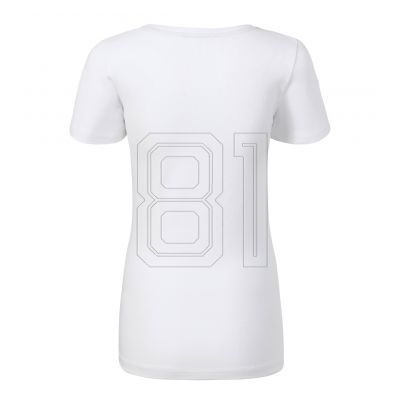 3. Malfini Action V-Ausschnitt T-Shirt W MLI-70100 weiß