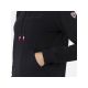 9. Rossignol W Logo Sweat Hood Fl schwarz