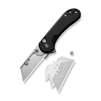 CIVIVI Elementum Utility Aluminium Schwarzes Messer