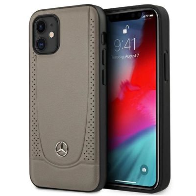Mercedes Urban Line Hülle für iPhone 12 mini - Braun