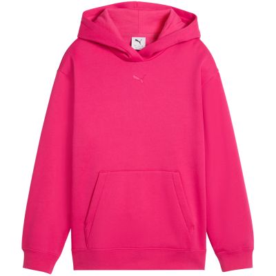 2. Puma ESS Hoodie mit zentriertem Katzenlogo für Kinder, Fuchsia, 692973, Größe 59