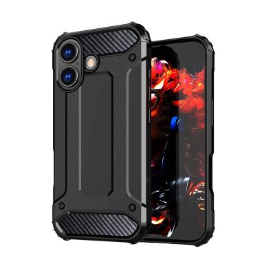 2. Hybrid Armor Hülle für iPhone 17 - Schwarz