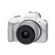 3. Canon EOS R50, Weiß + RF-S 18-45mm F4.5-6.3 IS STM Kit, spiegellose Kamera, 24,2 MP CMOS, 6000 x 4000 Pixel, Weiß