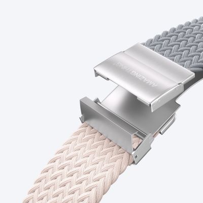 5. AmazingThing Blend Band Apple Watch 42mm 2er-Pack - Pink-Grau/Pink