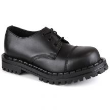Gregor M GRE1206B Leder-Springerstiefel schwarz