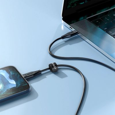 6. Acefast C3-01 Lightning – USB-C PD-Kabel 30 W 3 A 480 Mbit/s 1,2 m – Weiß