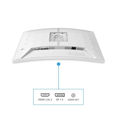 29. Philips Monitor 80,0 cm (31,5") 32M2C5501 16:9 2x HDMI + DP gebogen