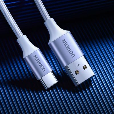 8. Ugreen US288 60131 USB-A / USB-C QC 3.0 3A 1m Kabel - Weiß