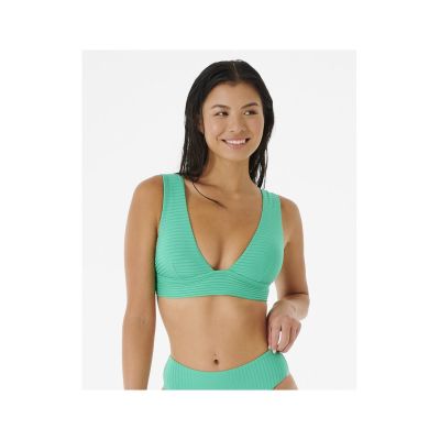 Bikini-Oberteil RIP CURL Premium Surf Deep V, grün