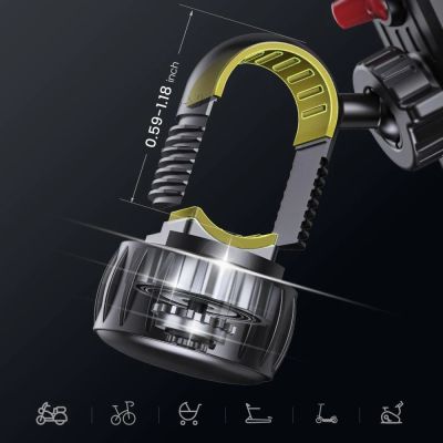 12. Tech-Protect V6 Lenkerhalterung – Schwarz