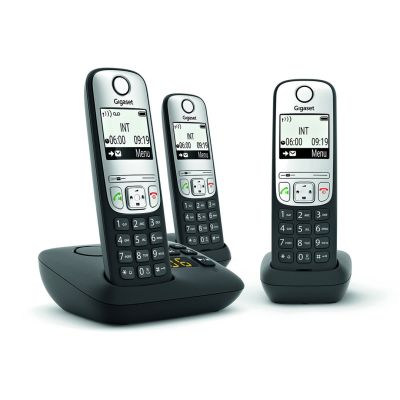 Gigaset A690 A Trio Schnurlostelefon - DECT Schnurlostelefon schwarz