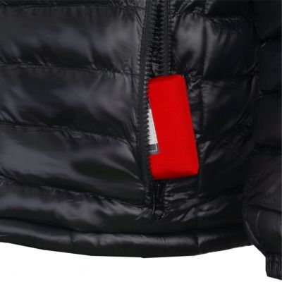 13. GLOVII beheizbare Herrenjacke mit Kapuze, mit Synthetikdaunen gefüttert, XL, schwarz, Akku, Ladegerät und Aufbewahrungstasche, GTMBXL