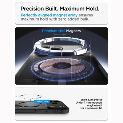 12. Spigen Tough Armor MagSafe Hülle für iPhone 18 Pro / 17 Pro - Schwarz