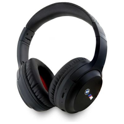 BMW Bluetooth On-Ear-Kopfhörer ENC BMBHMIAV27MBCTK schwarz/schwarz. Gedruckte Logos