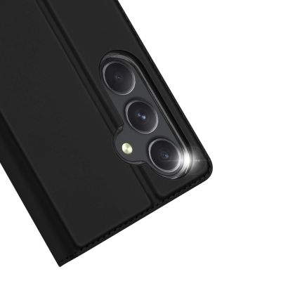 5. Dux Ducis Skin Pro Hülle mit Klappe und Kartenfach für Samsung Galaxy A55 5G – Schwarz