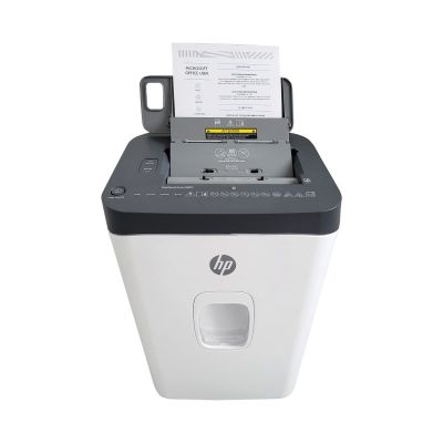3. HP ONESHRED Auto 200CC Papiervernichter, Weiß und Grau