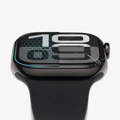 3. Tech-Protect Glass Flex+ 2er-Pack Hybridglas für Huawei Watch GT Runner 2 – Schwarz