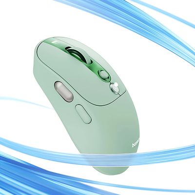 13. Baseus Editor Kabellose Computermaus mit 800-mAh-Akku und Akkuanzeige – Grün