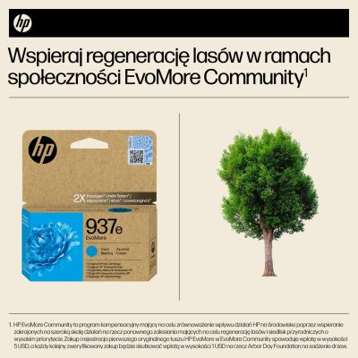 3. HP 937E EVOMORE CYAN/EN/DE/PL/CZ TINTENPATRONE