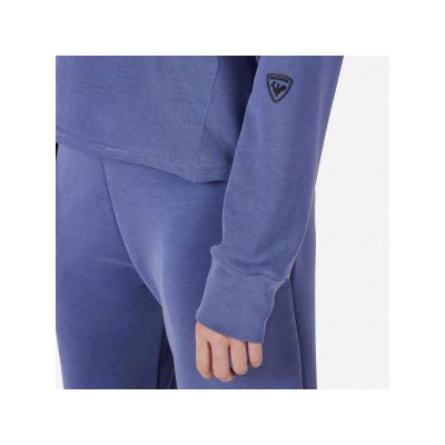 6. ROSSIGNOL W CHAVANETTE HZ SCUBA FLEECE Damen-Sweatshirt blau
