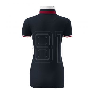 2. Malfini Collar Up W MLI-25777 dunkelblaues Poloshirt