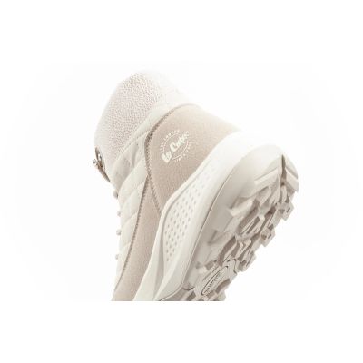 7. Lee Cooper Damen Winter-Wandersportschuhe, isoliert, creme, Öko-Leder