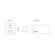12. Baseus GaN2 Lite Fast 65W USB / USB Type C Quick Charge 3.0 Power Delivery (Galliumnitrid) weiß (CCGAN2L-B02)