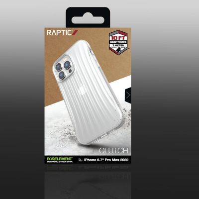 5. Raptic X-Doria Clutch Case iPhone 14 Pro Max Rückseite klar