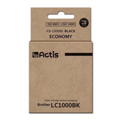 Actis KB-1000BK Tinte (ersetzt Brother LC1000BK/LC970BK; Standard; 36 ml; schwarz)