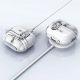 6. Tech-Protect FlexAir-Hülle mit Karabiner für Samsung Galaxy Buds 3 / 3 Pro – transparent