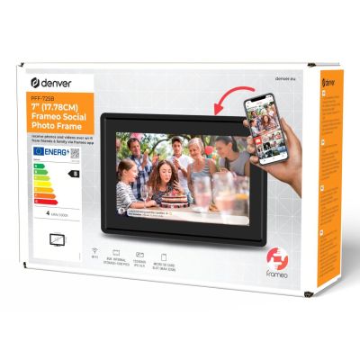 6. Denver-Fotorahmen mit FRAMEO 7" 8GB schwarz